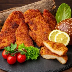 Bergsteigerschnitzel Pute