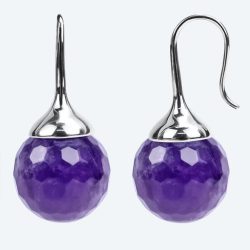 Ohrhänger 925 Sterling Silber Amethyst