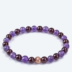 Armband Amethyst, Granat