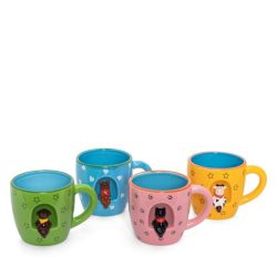 3D-Tassen-Set Tiere 4 St.