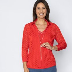 TRENDS by J. L. Blusenjacke mit Top rot