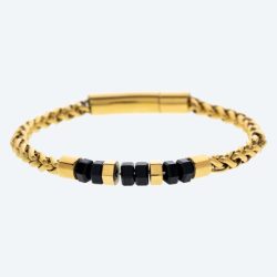 Armband Edelstahl vergoldet