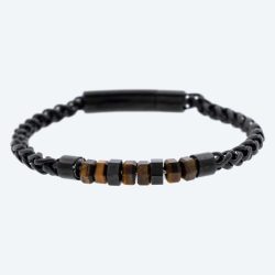 Armband Edelstahl black
