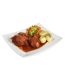 Schweinebäckle Carmenéresauce
