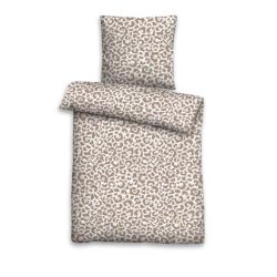 Seersucker Bettwäsche Leopard