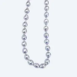 Collier Edison Perlen barock Magnetverschluß