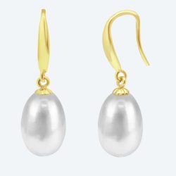 Ohrhänger 925 Silber Süßwasserzuchtperle