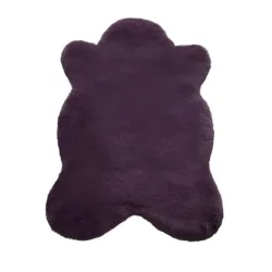 Fellteppich aubergine 60x90cm