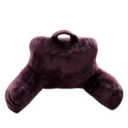 Fell-Rückenkissen aubergine