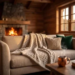 Felldecke Wellen-Look