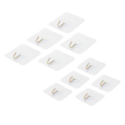 starke Klebehaken 10er Set