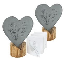 2er Set Deko-Geschenk Herz