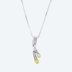 Anhänger mit Kette 925 rhodiniert Pallavin