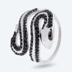Ring 925 Sterling Silber rhodiniert Spinell
