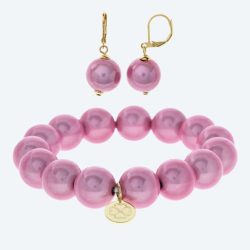 SET: Armband und Ohrhänger Lucky Pearls