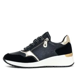 TOPWAY COMFORT Damensneaker schwarz/gold