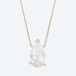 LG Mittelteil-Collier 375 Gelbgold Diamant