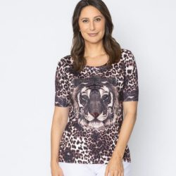 BRILLIANTSHIRTS Damen-Shirt Tiger