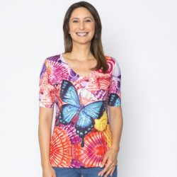 BRILLIANTSHIRTS Damen-Shirt Muscheln