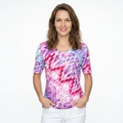 BRILLIANTSHIRTS Damen-Shirt Tropical Grafisch