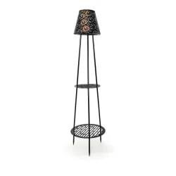 Outdoor-Solarlampe mit Tisch