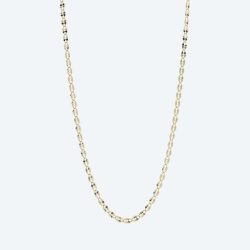 Plättchenkette 585 Gelbgold ca. 50 cm