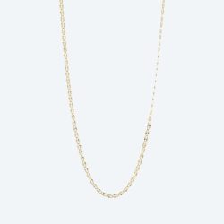 Plättchenkette 585 Gelbgold ca. 45 cm