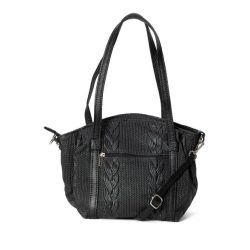 Luca Lorenzo Schultertasche schwarz