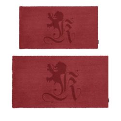 OTTO KERN Badteppich, 2er-Set, rot mit OK-Logo
