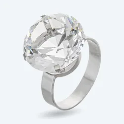 Crystal Dreams Serviettenringe 4er Set silber