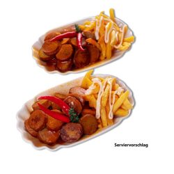 Kultcurrywurst in Tunke leicht pikant