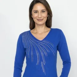 TRENDS by J. Leibfried Pullover royalblau