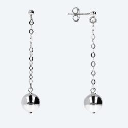 Ohrhänger 925 Sterling Silber rhodiniert