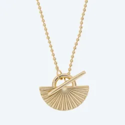 Anhänger mit Kette 925 Sterling Silber vergoldet