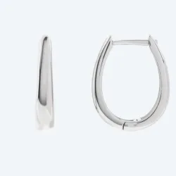 Creolen 925 Sterling Silber rhodiniert