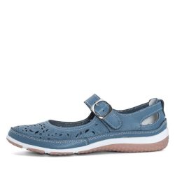 TOPWAY COMFORT Damenslipper blau