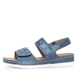 TOPWAY COMFORT Damensandalen blau