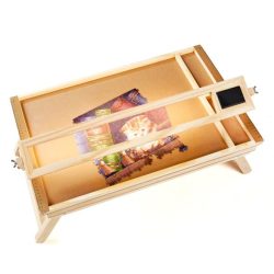 Puzzle-Tisch mit Lupe+Licht klein