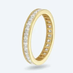amor Ring 925 Silber vergoldet  Zirkonia