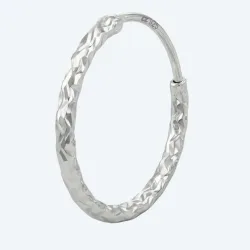 amor Creolen 925 Silber rhodiniert