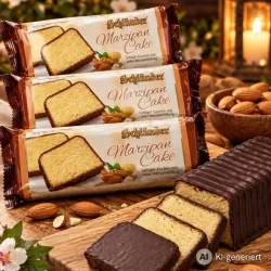 Marzipankuchen m. Schokoüberzug 400g