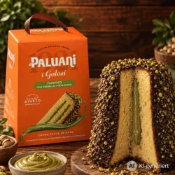 Pandoro mit Pistaziencreme