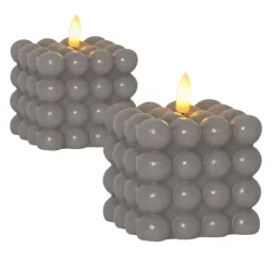 Bubble-Kerze 2er Set