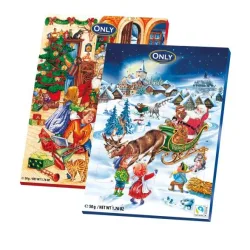 Adventskalender Milchschokolade 50g