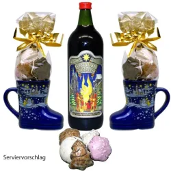 Glühwein-Set Stiefel 2er Set