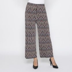 FASHION NEWS Damen-Hose Grafik schwarz/multicolor