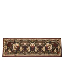 Teppichläufer in 3D-Optik Rot 50x160cm