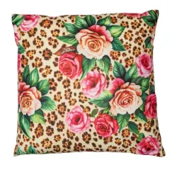 LED-Kissen Rose & Leo 40x40cm
