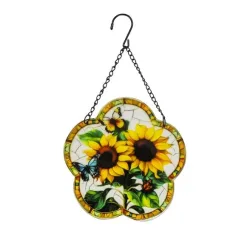 Fensterbild Sonnenblumen