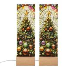 Glasaufsteller Tannenbaum 2tlg